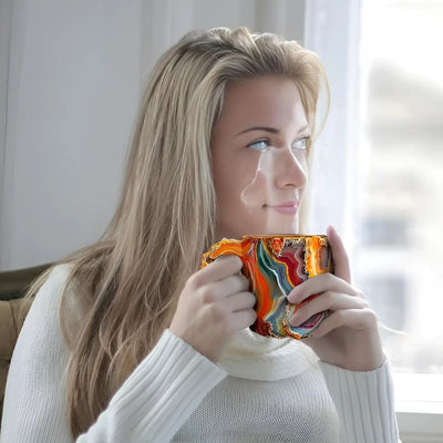 Crystal Mineral Coffee Mug – Gemstone-Inspired Drinkware