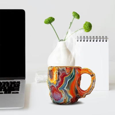 Crystal Mineral Coffee Mug – Gemstone-Inspired Drinkware