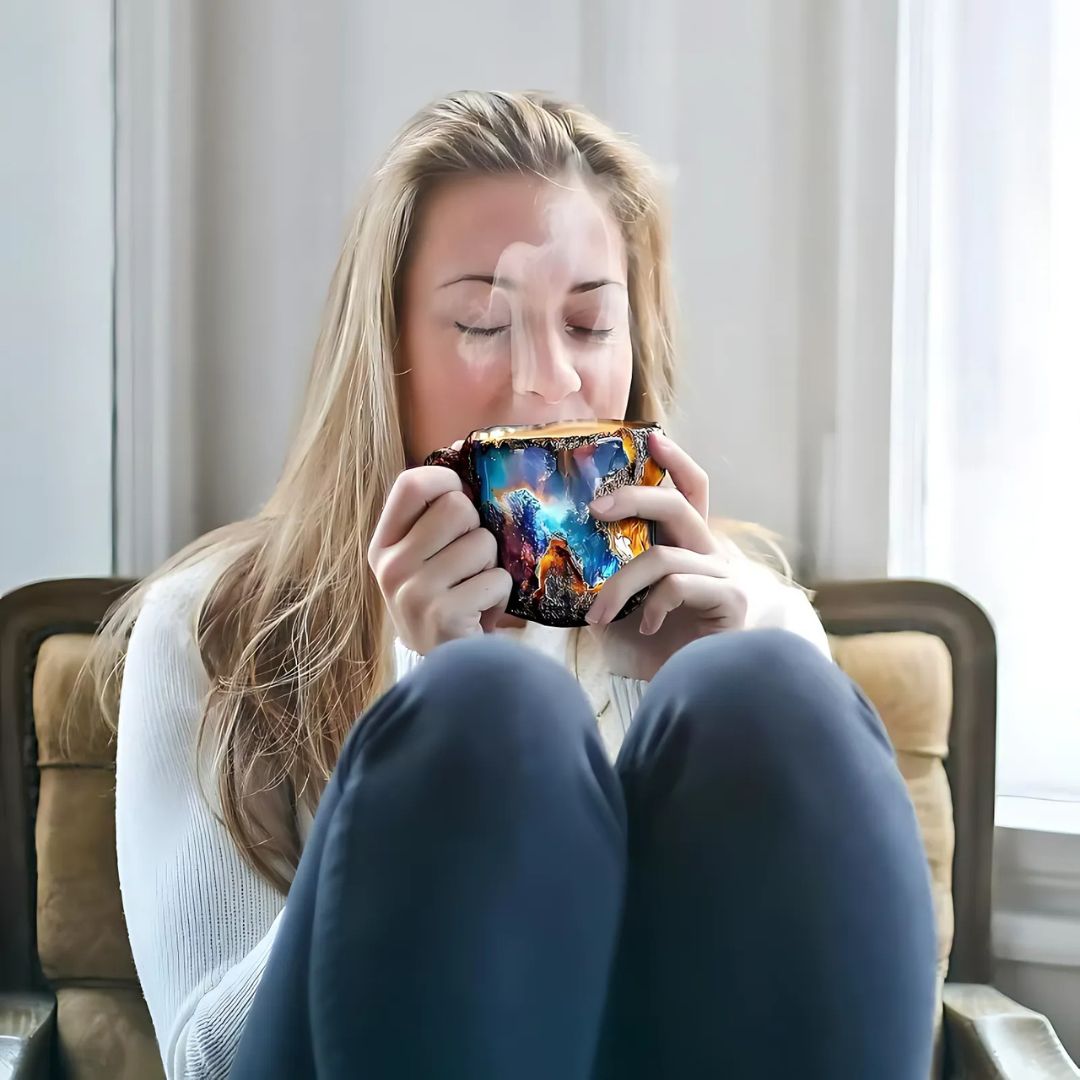 Crystal Mineral Coffee Mug – Gemstone-Inspired Drinkware