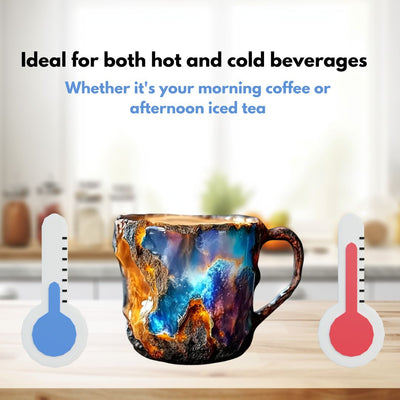 Crystal Mineral Coffee Mug – Gemstone-Inspired Drinkware