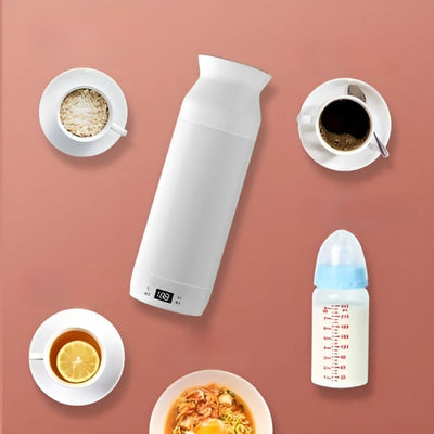 Portable Travel Kettle – Compact Electric Heater with 12 Settings