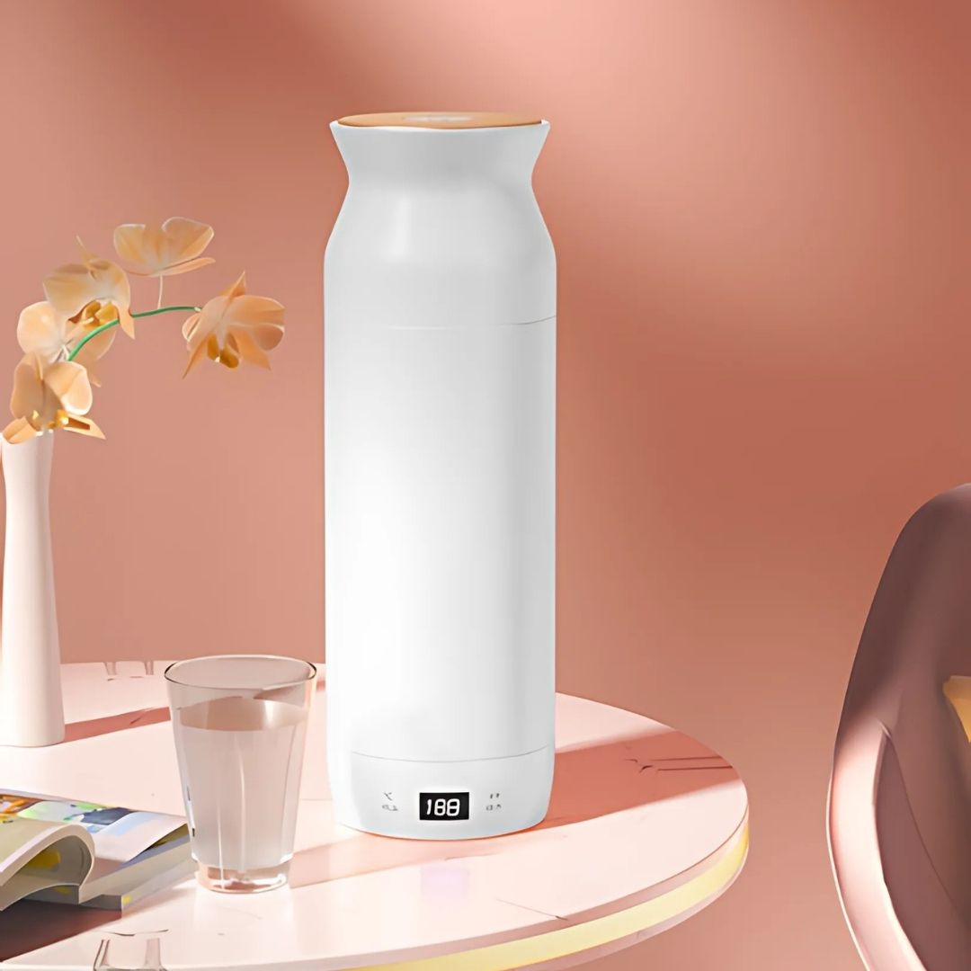 Portable Travel Kettle – Compact Electric Heater with 12 Settings
