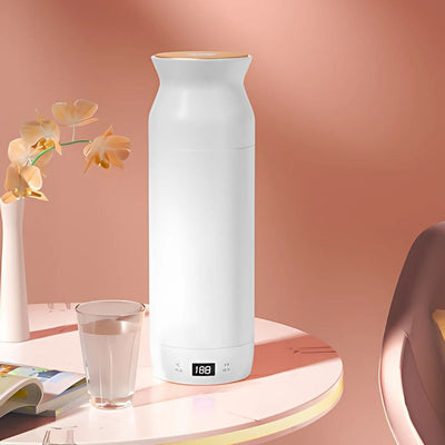 Portable Travel Kettle – Compact Electric Heater with 12 Settings