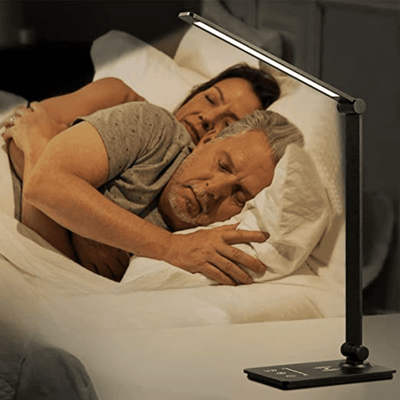 ModernGlow - Wireless Charging LED Desk Lamp with Touch Control