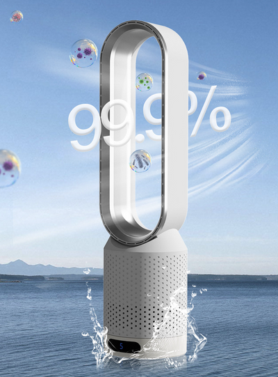 AirPure 3-in-1 air cooler with air purifier, oscillation & LED touch