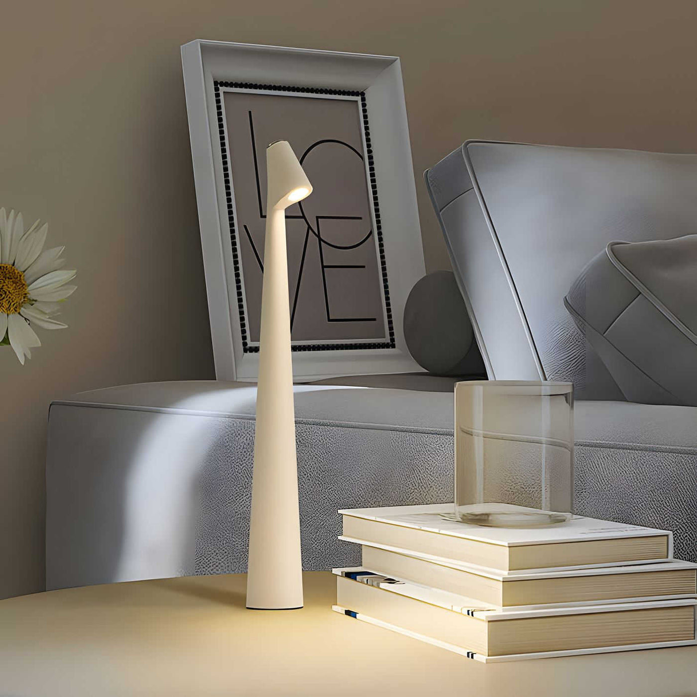 SlimLuxe - Cordless Table Lamp with Adjustable Brightness