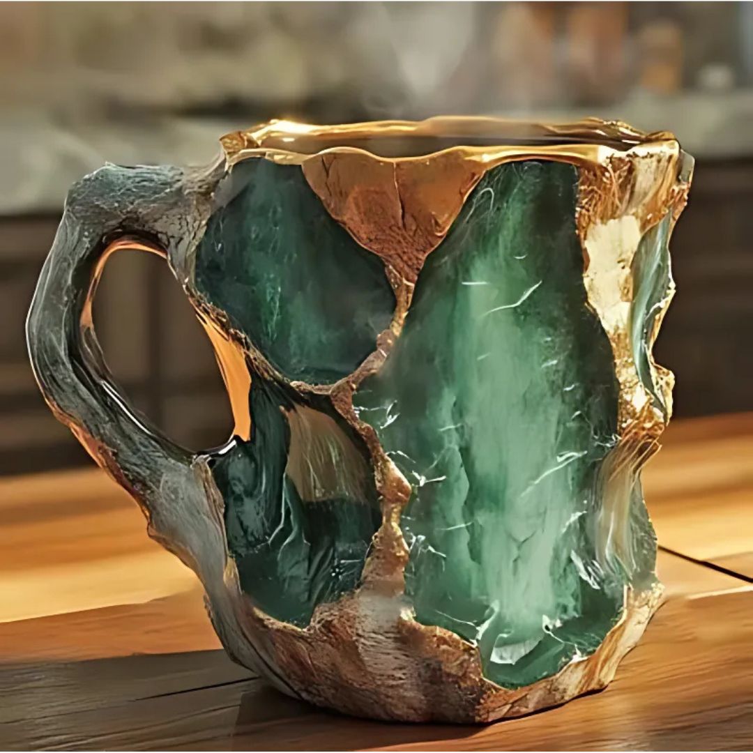 Crystal Mineral Coffee Mug – Gemstone-Inspired Drinkware