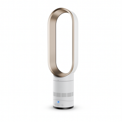 Bladeless Tower Fan & Heater – 2-in-1 Air Cooler