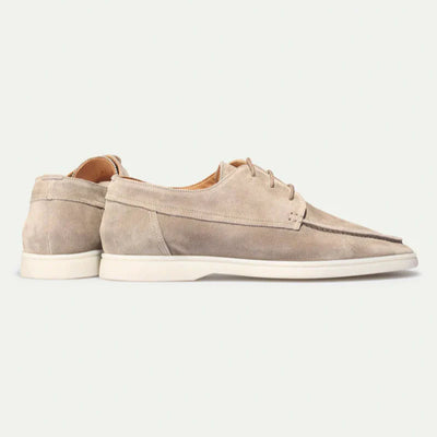 Lace-Up Loafers Men – Textured Upper & Rubber Outsole