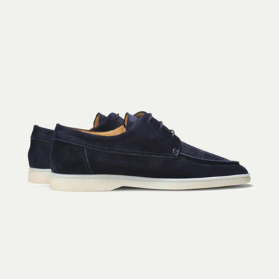 Lace-Up Loafers Men – Textured Upper & Rubber Outsole