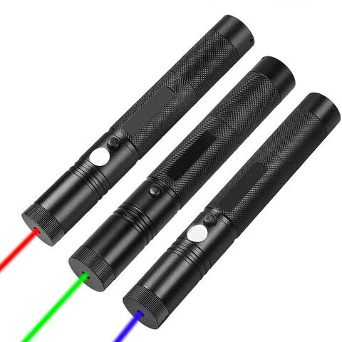 Rechargeable laser pointer with long range for outdoor use