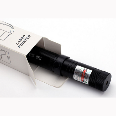 Rechargeable laser pointer with long range for outdoor use