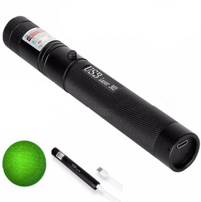Rechargeable laser pointer with long range for outdoor use