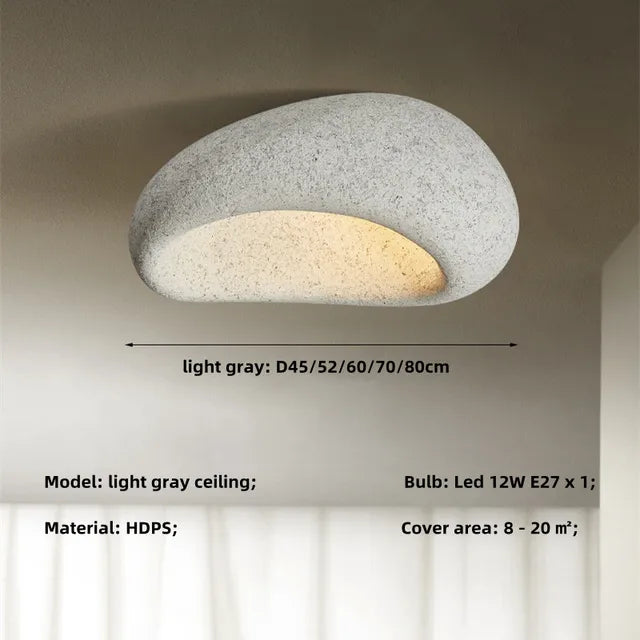 ZenGlow - Wabi Sabi Ceiling  Lights for a Serene Ambiance