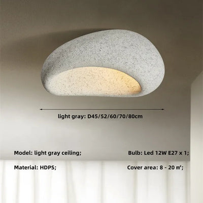 ZenGlow - Wabi Sabi Ceiling  Lights for a Serene Ambiance