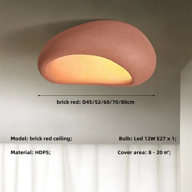 ZenGlow - Wabi Sabi Ceiling  Lights for a Serene Ambiance