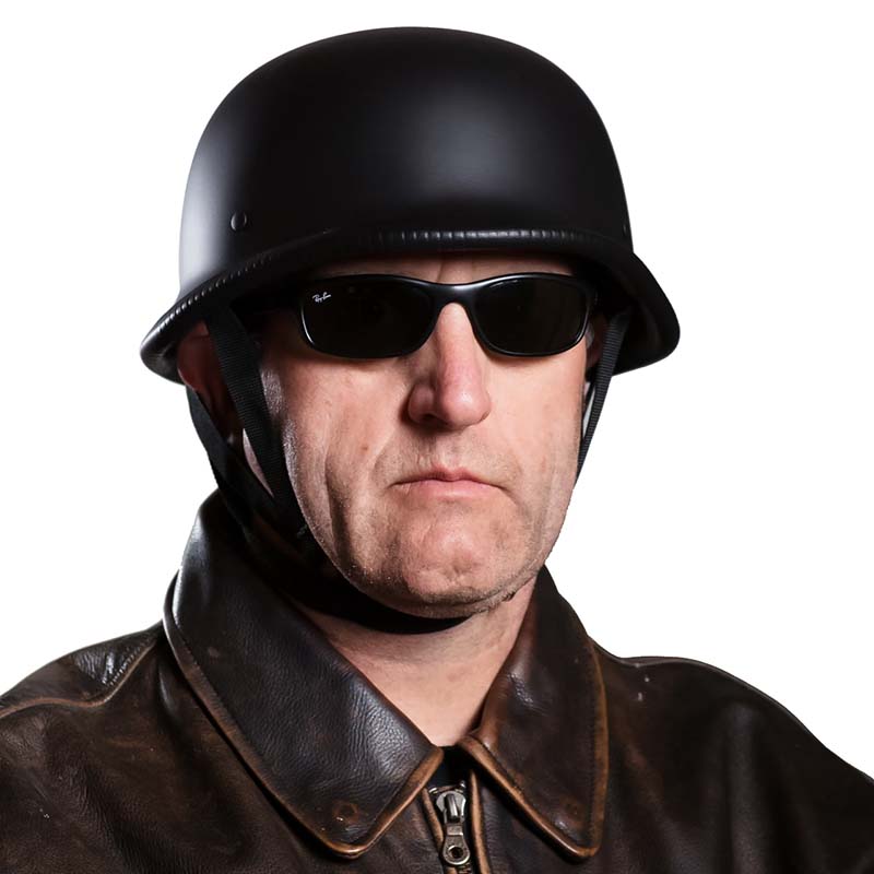 Premium half-shell helmet Outlaw – ECE & DOT certified, high-quality workmanship for durability and functionality