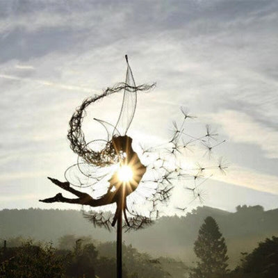 Fairy Garden Sculpture | Detailed Metal Decor for Outdoors