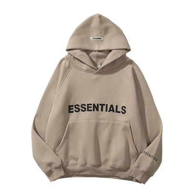 Unisex Hoodie Fluffy with Kangaroo Pocket and Hood Cotton