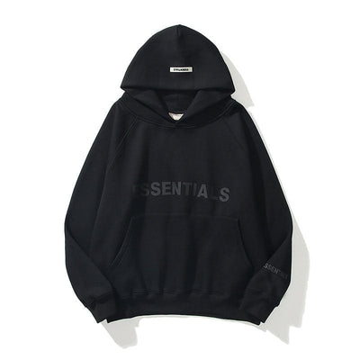 Unisex Hoodie Fluffy with Kangaroo Pocket and Hood Cotton