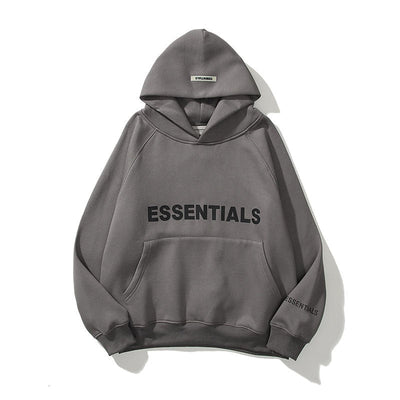 Unisex Hoodie Fluffy with Kangaroo Pocket and Hood Cotton