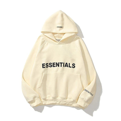 Unisex Hoodie Fluffy with Kangaroo Pocket and Hood Cotton