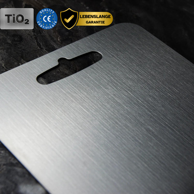 Titanium Cutting Board – Antibacterial & Knife-Friendly Design