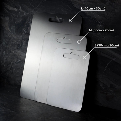 Titanium Cutting Board – Antibacterial & Knife-Friendly Design