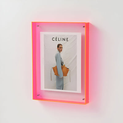 Coloured Transparent Acrylic Picture Frame for Modern Displays