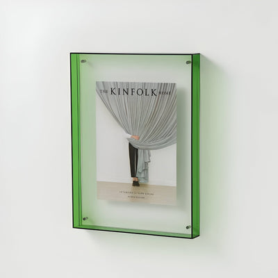Coloured Transparent Acrylic Picture Frame for Modern Displays