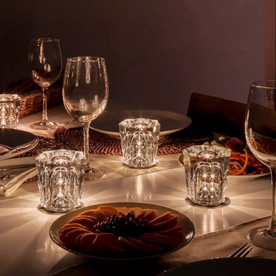 Crystal LED Table Lamp Warm White Light