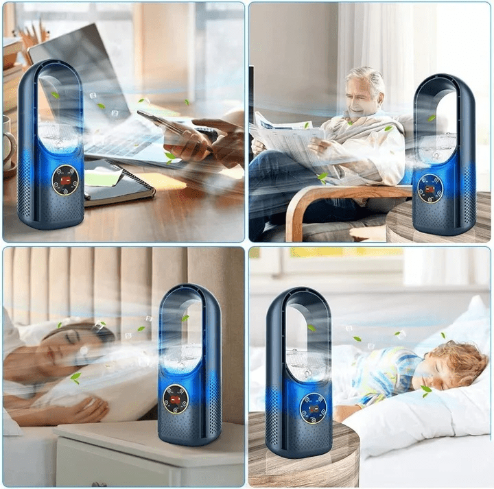Blade-Free Silent Portable Air Conditioner