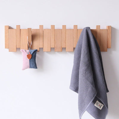 Handcrafted Wooden Piano Coatrack – Luxury Wall-Mounted Design