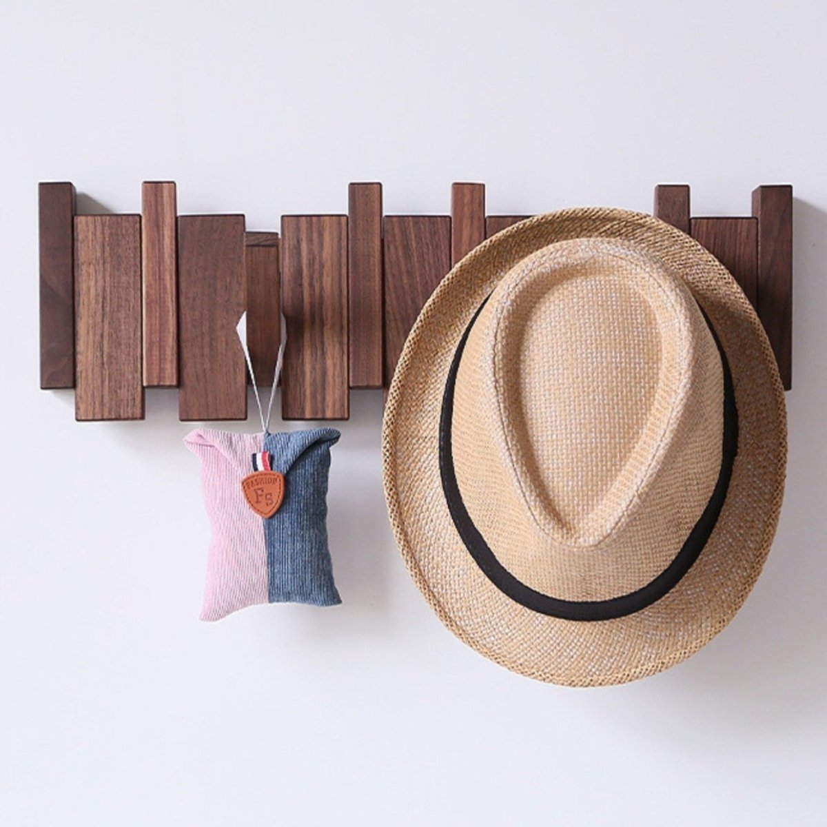 Handcrafted Wooden Piano Coatrack – Luxury Wall-Mounted Design