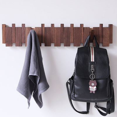 Handcrafted Wooden Piano Coatrack – Luxury Wall-Mounted Design