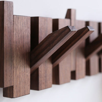 Handcrafted Wooden Piano Coatrack – Luxury Wall-Mounted Design