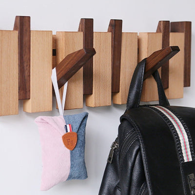Handcrafted Wooden Piano Coatrack – Luxury Wall-Mounted Design