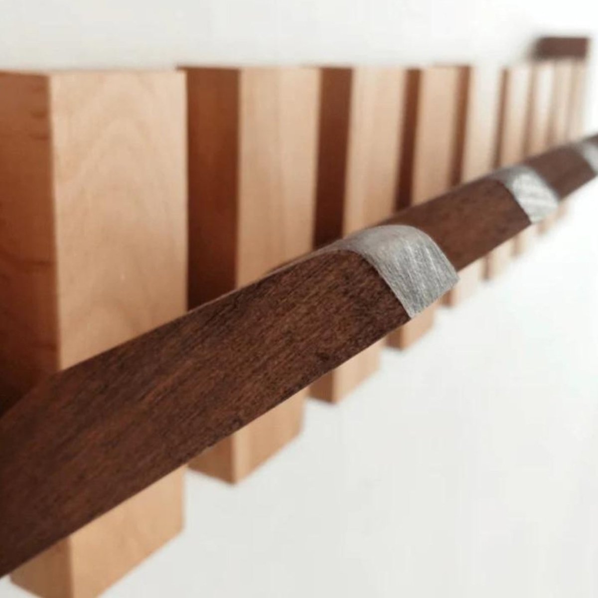 Handcrafted Wooden Piano Coatrack – Luxury Wall-Mounted Design