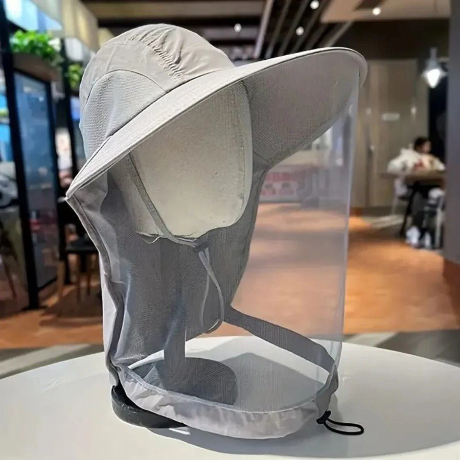 Breathable Sun and Mosquito Protection Wide Brim Hat
