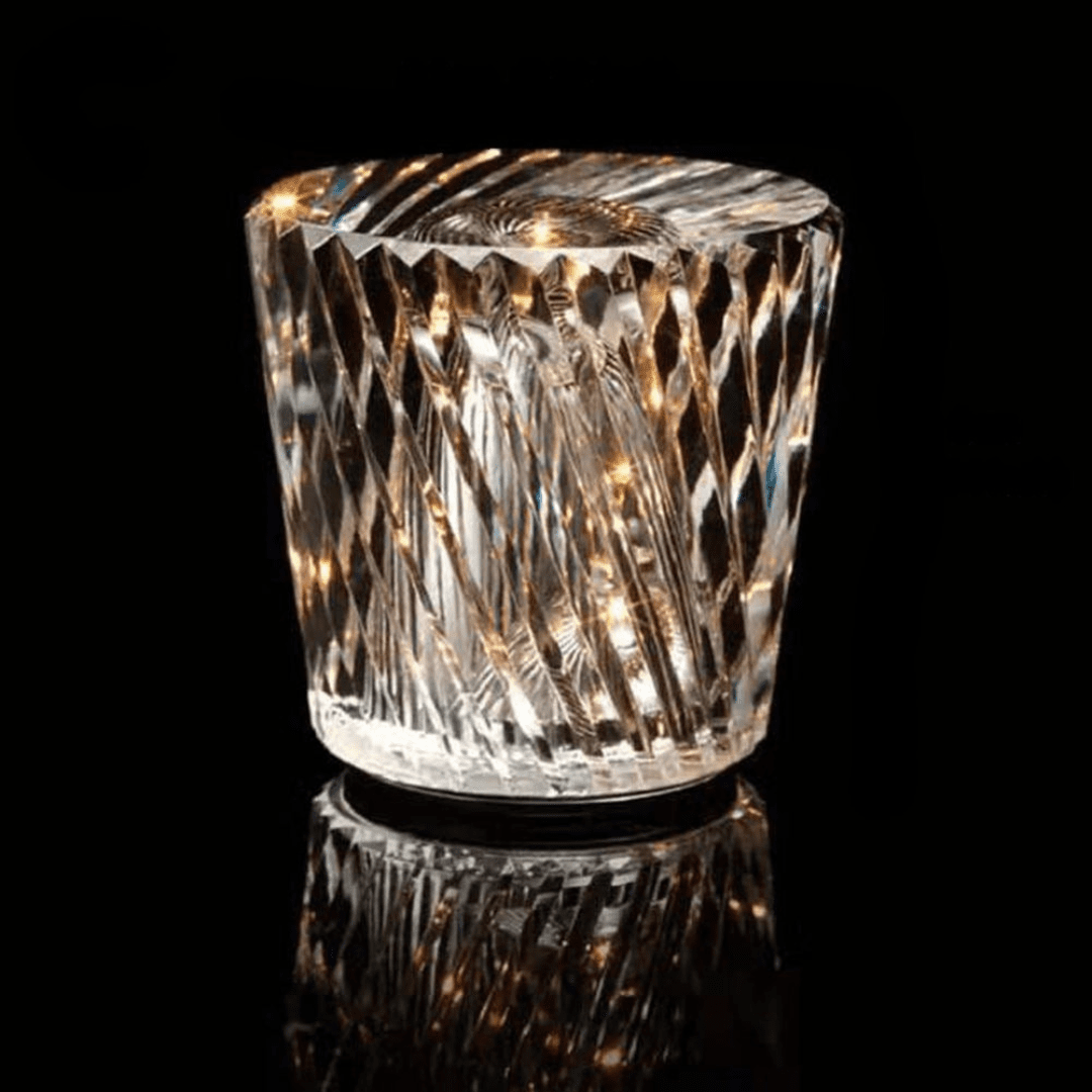 Crystal LED Table Lamp Warm White Light