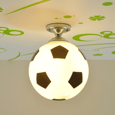 Luminous Sphere - Stylish LED Ceiling  Lights for Kids' Rooms with Elegant Glass Design