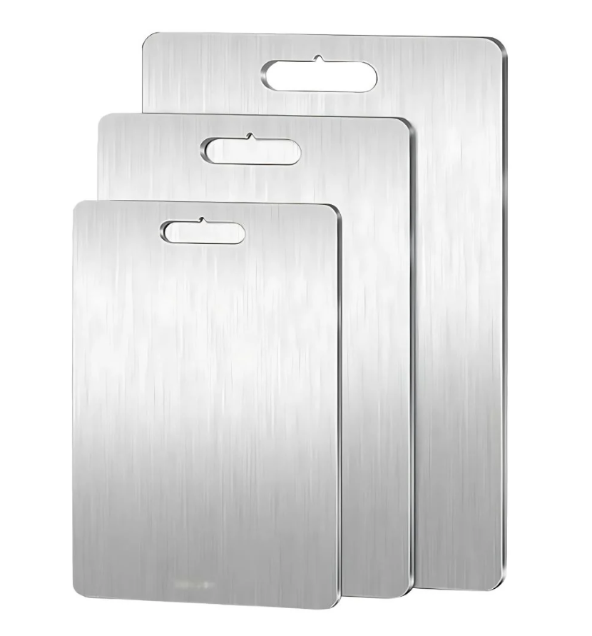 Titanium Cutting Board – Antibacterial & Knife-Friendly Design