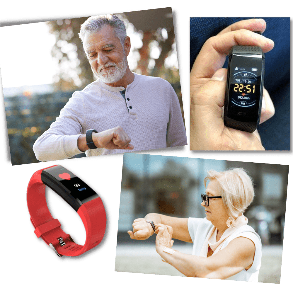 Smartwatch with Health Tracking for Seniors