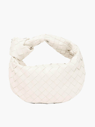 Handbag Vegan Leather Woven Shoulder Bag